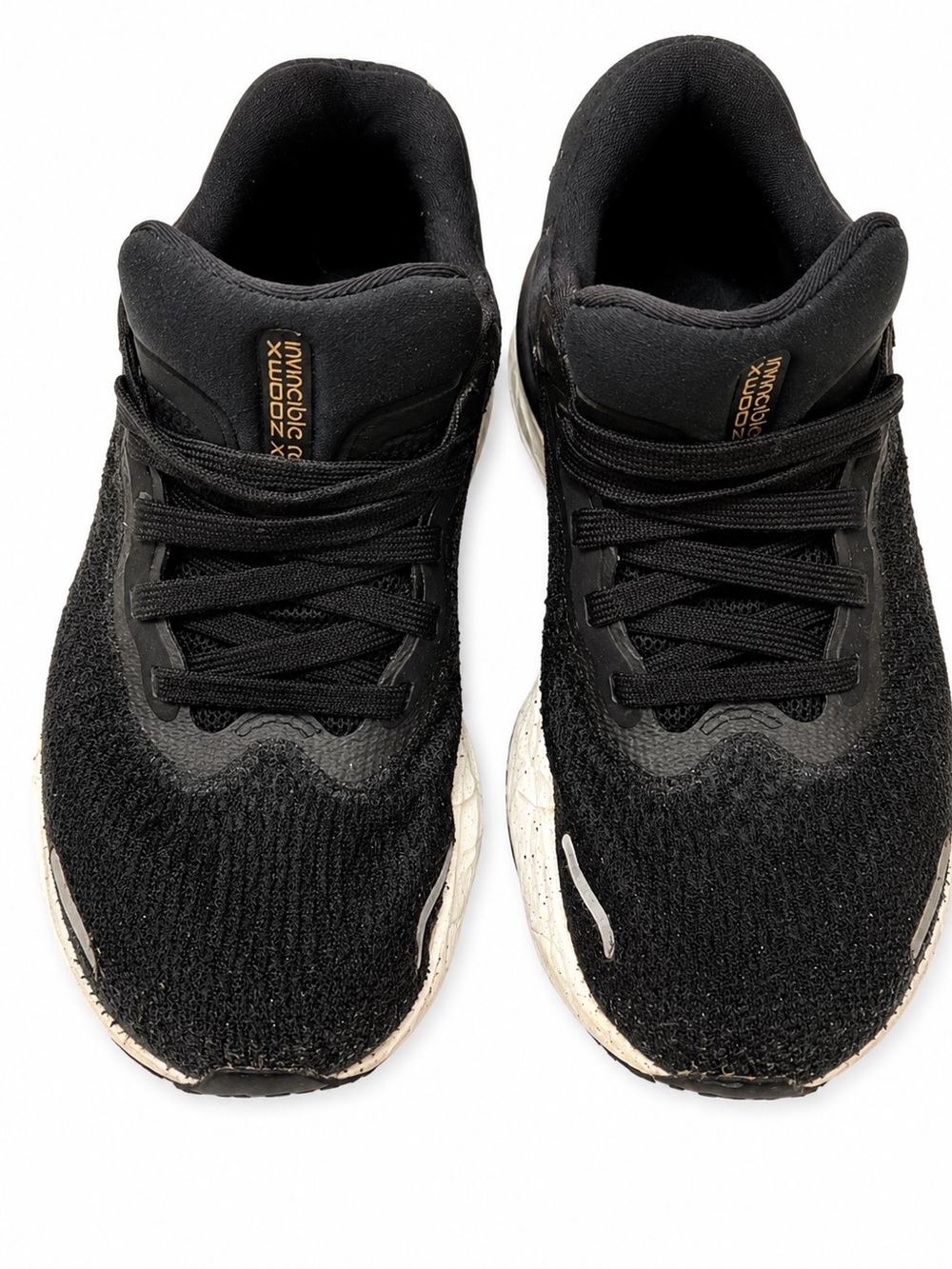 Men’s  Black Knit Athletic Shoes